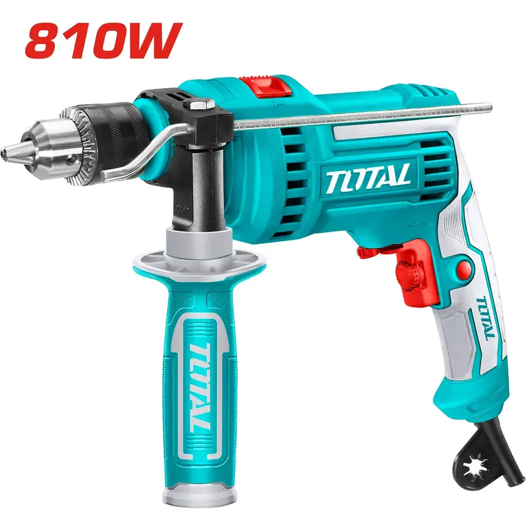 دريل رجاج 810W 13mm راس كروم   TG1081316 توتال 
