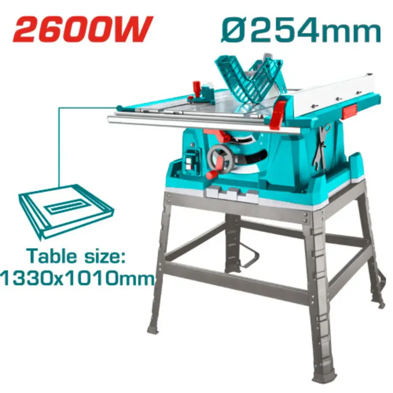 منشار طاولة 2600W 254mm    TS526043 توتال 