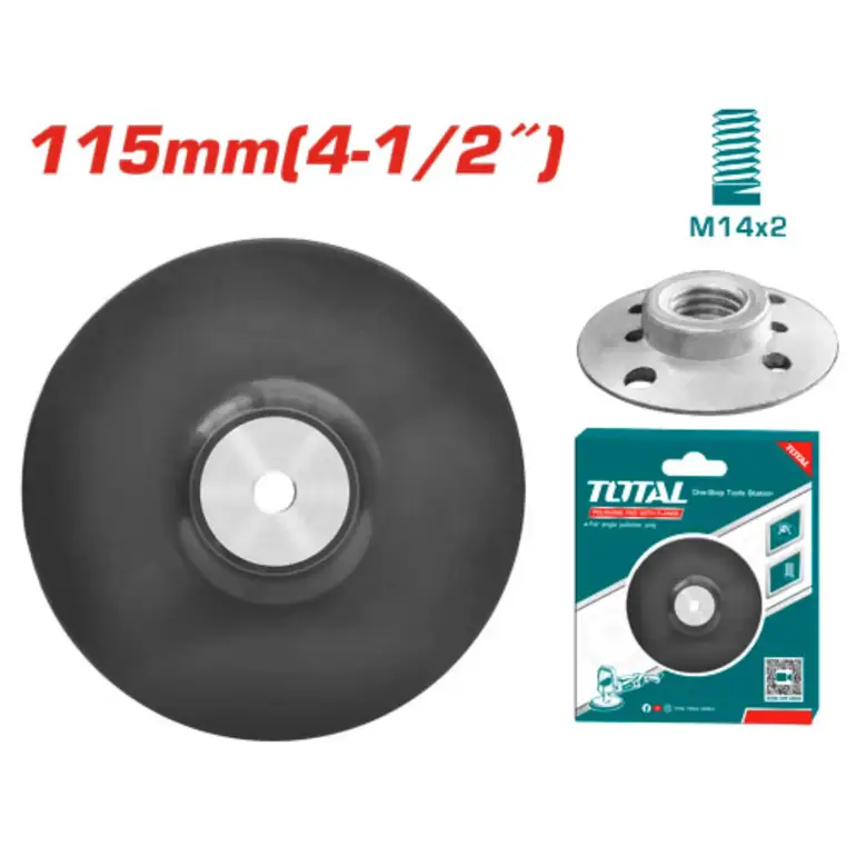 قاعدة سنفرة ربل اسود 4-1/2"     TAC7111151 توتال 