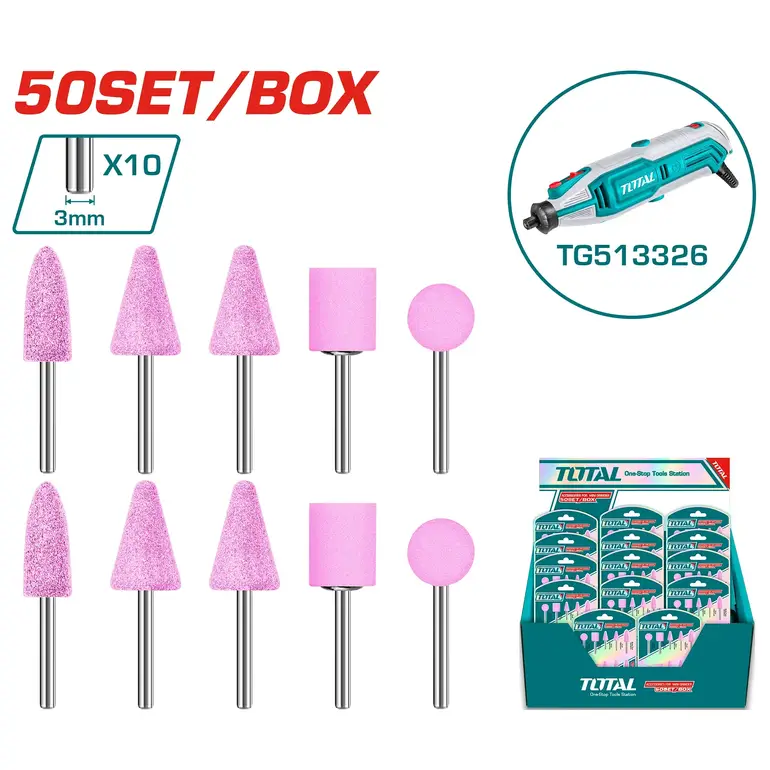 طقم احجار فليكسبل  10PCS/SET    TAKB1012 توتال 