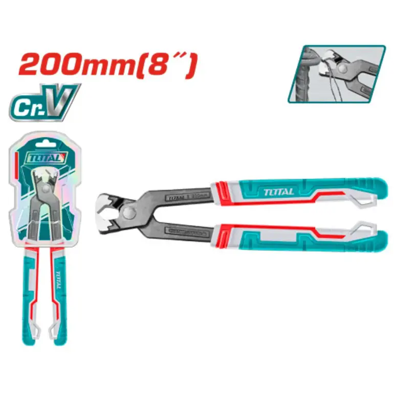 قطاعة سلك يد ربر راس طويل 8"     THT2881 توتال 