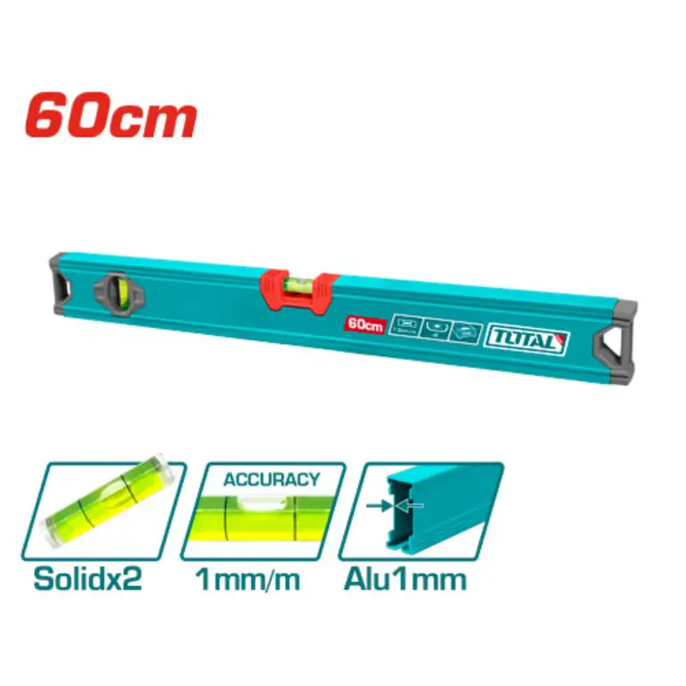 ميزان ماء المنيوم 60cm     TMT26036 توتال 
