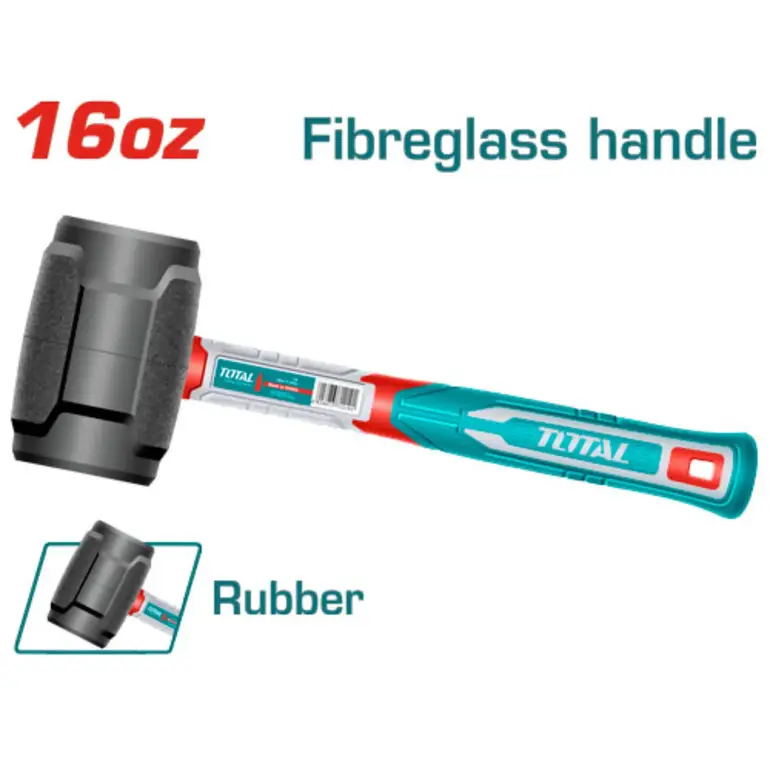 شاكوش ربر اسود 16oz     THRUH6816 توتال 