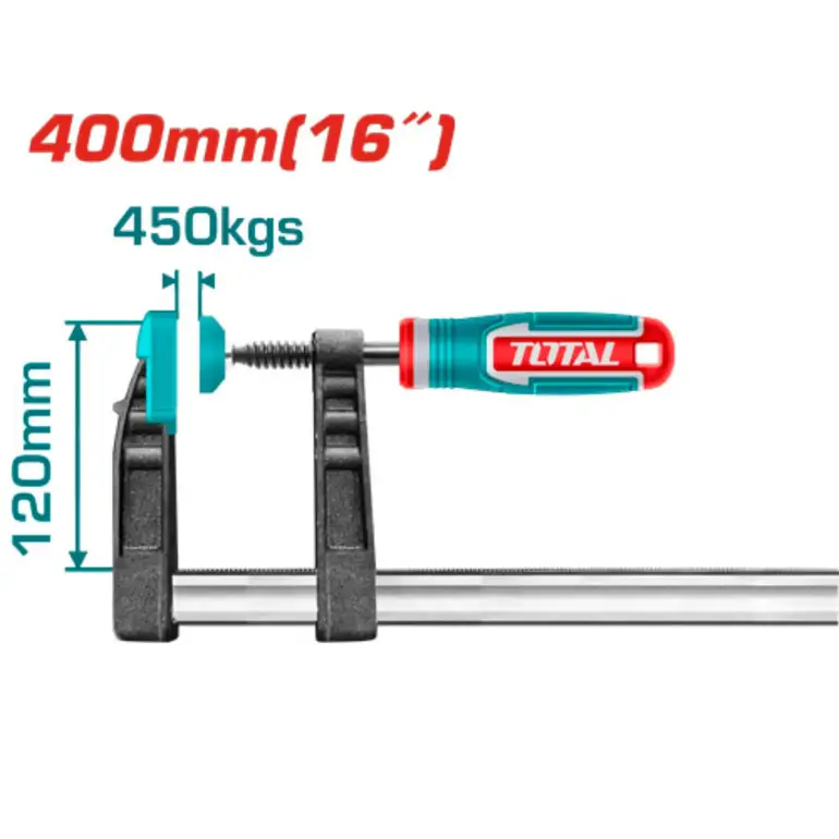 مربط نجار يد ربر 400mm     THT1321202 توتال 