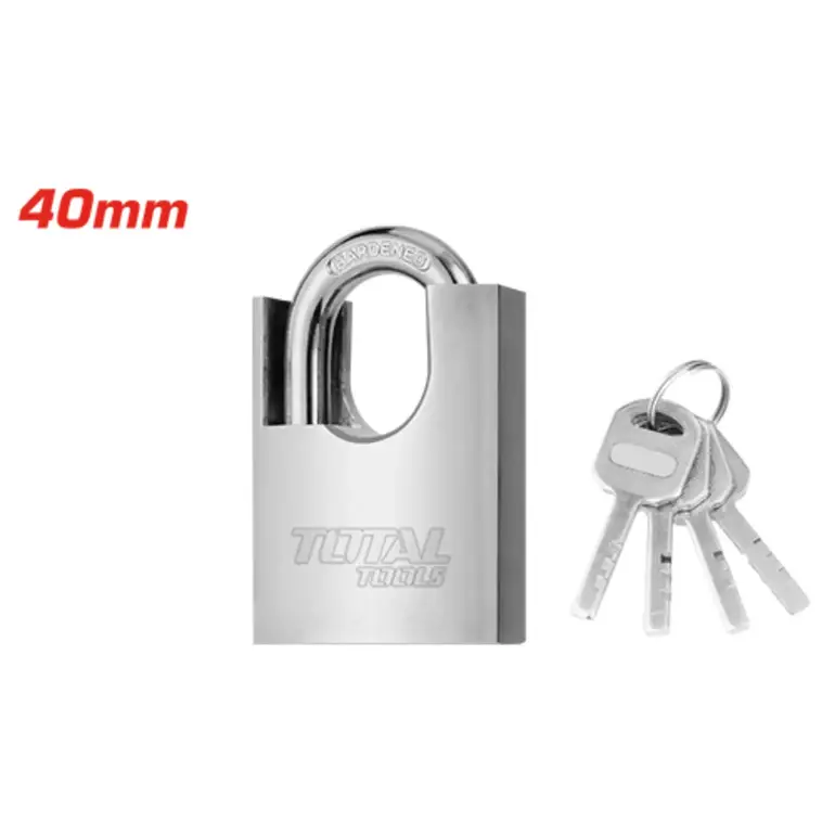 قفل فولاذ مسلح 40mm     TSLK35401 توتال 