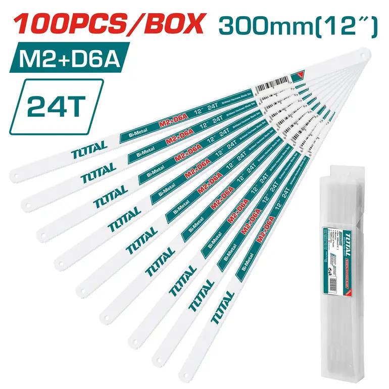 غيار منشار حديد 12" 100PCS/SET    THT572248 توتال 
