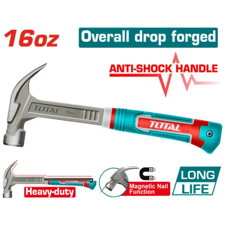 شاكوش قلاعي 16oz     THCH61016L توتال 