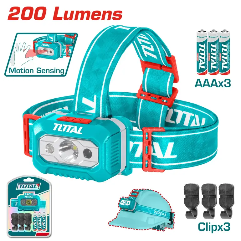 كشاف ليد راسي 200 Lumens     THL013AAA6 توتال 