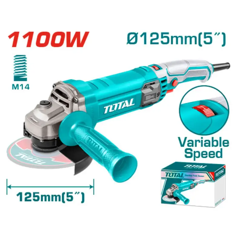 صاروخ 1100W 5" يد طويل سرعات   TG110125565 توتال 