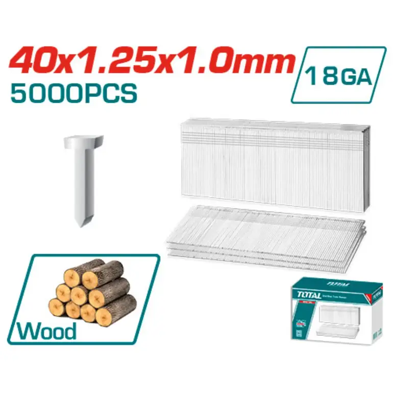 مسامير دباسة FA40 5000PCS خشب   TAC918401 توتال 