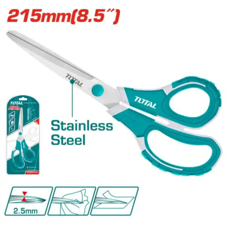 مقص يد ربر 8.5"     THSCRS812001 توتال 