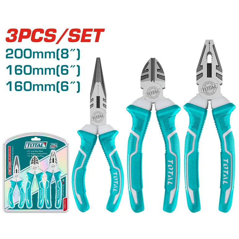 طقم زرادية يد ربر  3PCS/SET    THT1K0301 توتال 