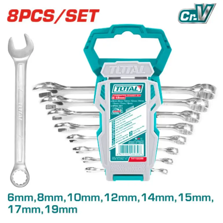 طقم مفتاح مشترك  8PCS/SET    THT102286 توتال 
