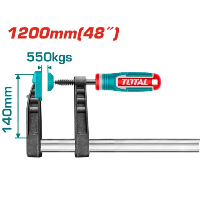 مربط نجار يد ربر 1200mm     THT1321402 توتال 