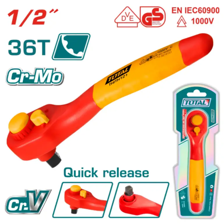 يد اتوماتيك معزول 1/2"     THIRTH121 توتال 