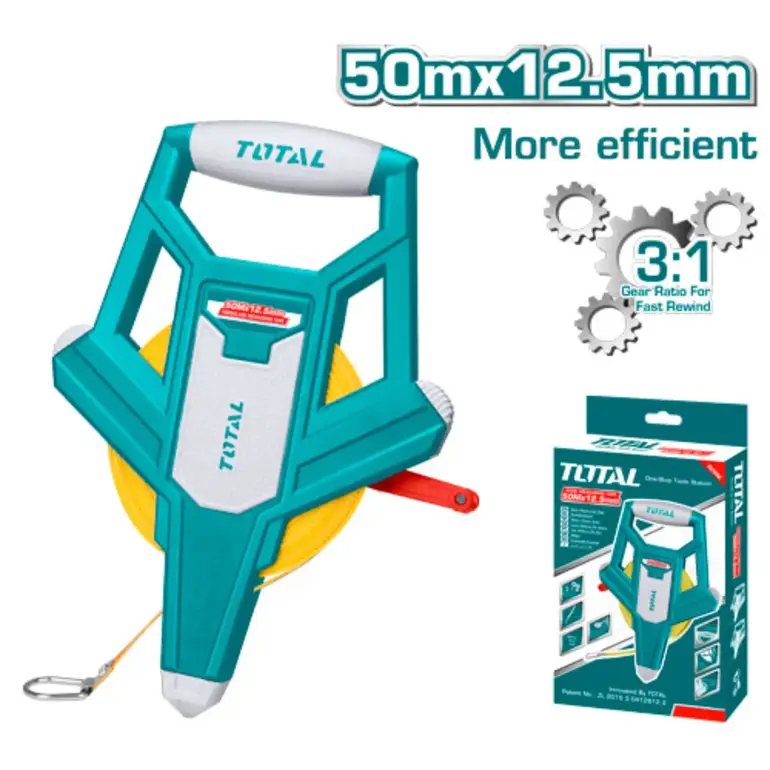 متر فيبر بيد 50mx12.5mm     TMTF12506 توتال 