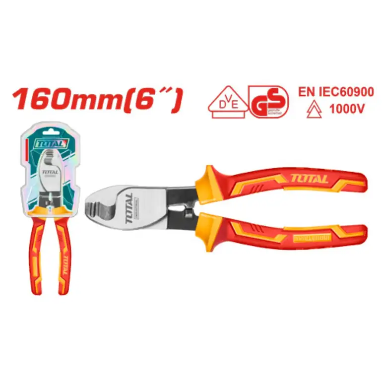 مقص كيبل يد معزول 6"     THTIP2761 توتال 