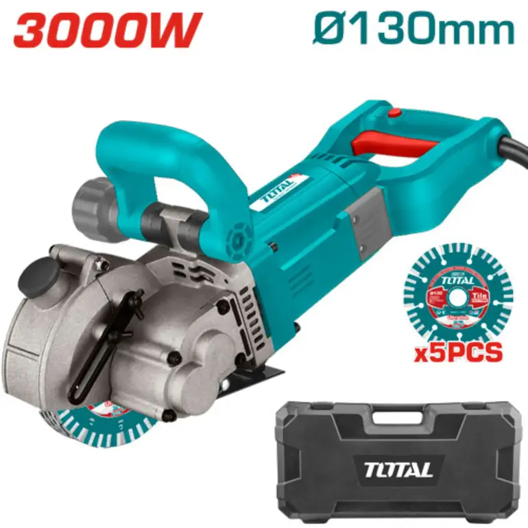 ماكينة قص جدار 3000W 130mm 5دسك   TWLC1301 توتال 