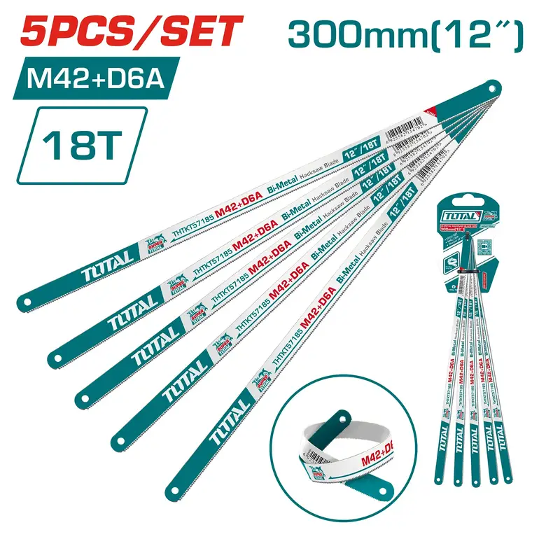 طقم غيار منشار حديد 12" 5PCS/SET    THTKT57185 توتال 