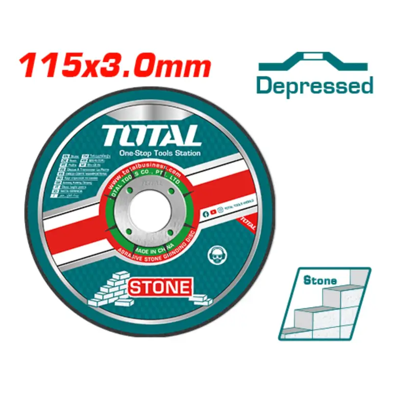 دسك قص حجر 4-1/2"  3.0mm   TAC2221151 توتال 