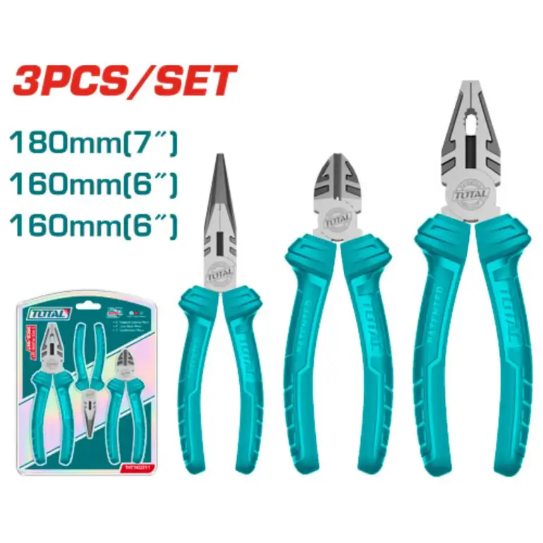 طقم زرادية وقطاعة  3PCS/SET    THT1K0311 توتال 