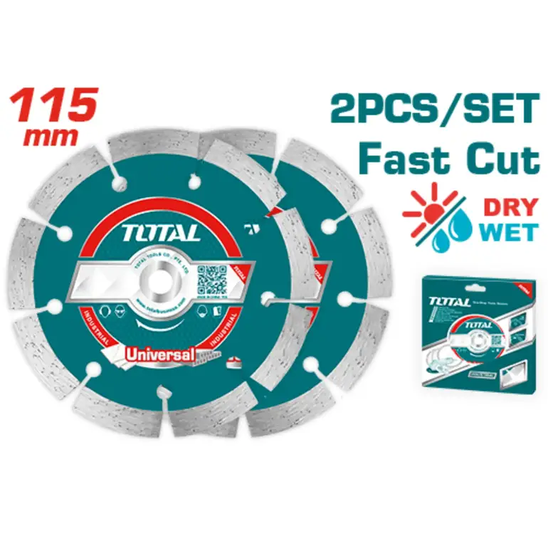 دسك قص رخام جاف 4-1/2" 2PCS/SET مقطع   TAC21111532 توتال 