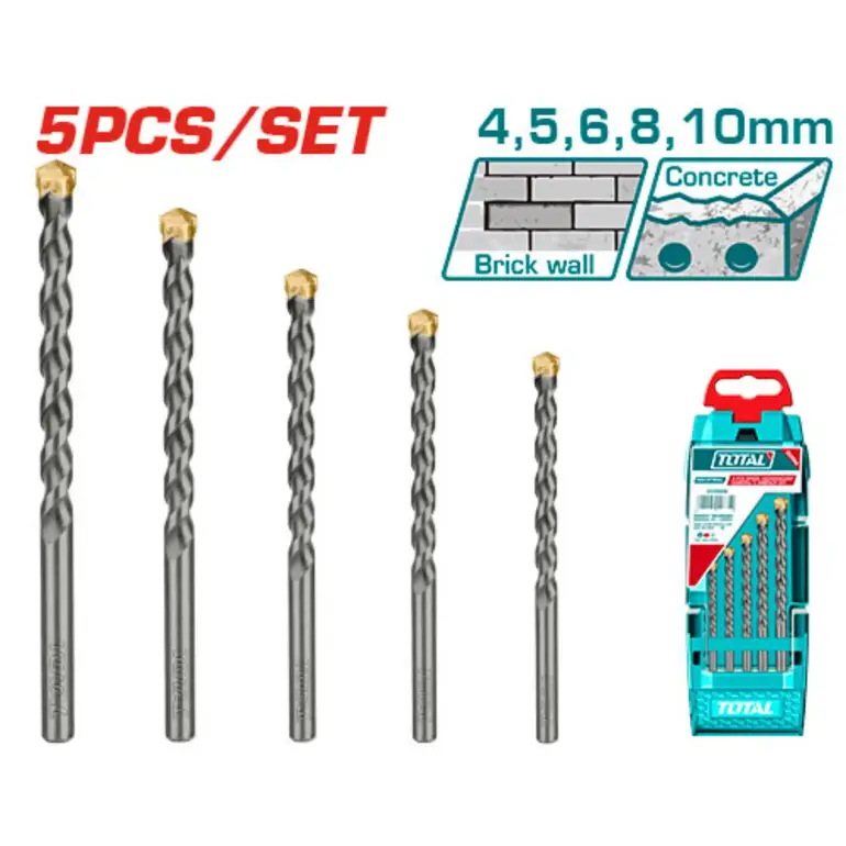 طقم ريشة دريل  5PCS/SET جدار   TACSD5051 توتال 