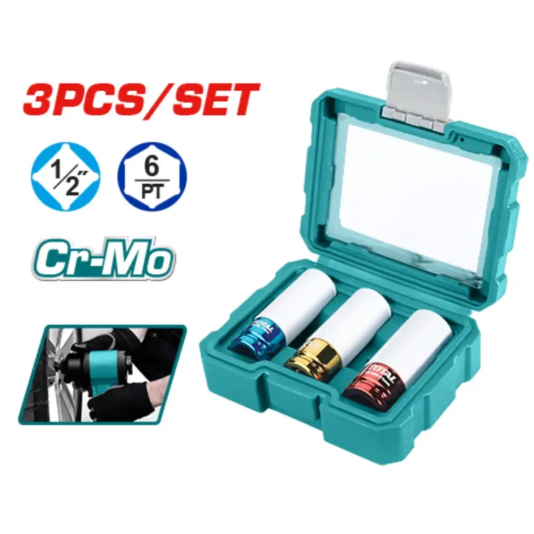  طقم حبوب طويل 1/2" 3PCS/SET    THMLNS031 توتال 