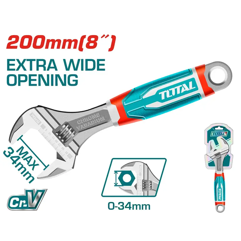 مفتاح اسبانة يد ربر 8"     THT101086 توتال 