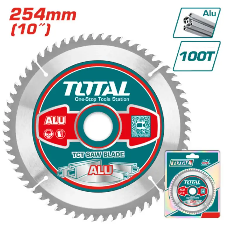 دسك قص المنيوم 10"  100سن   TAC2337210 توتال 