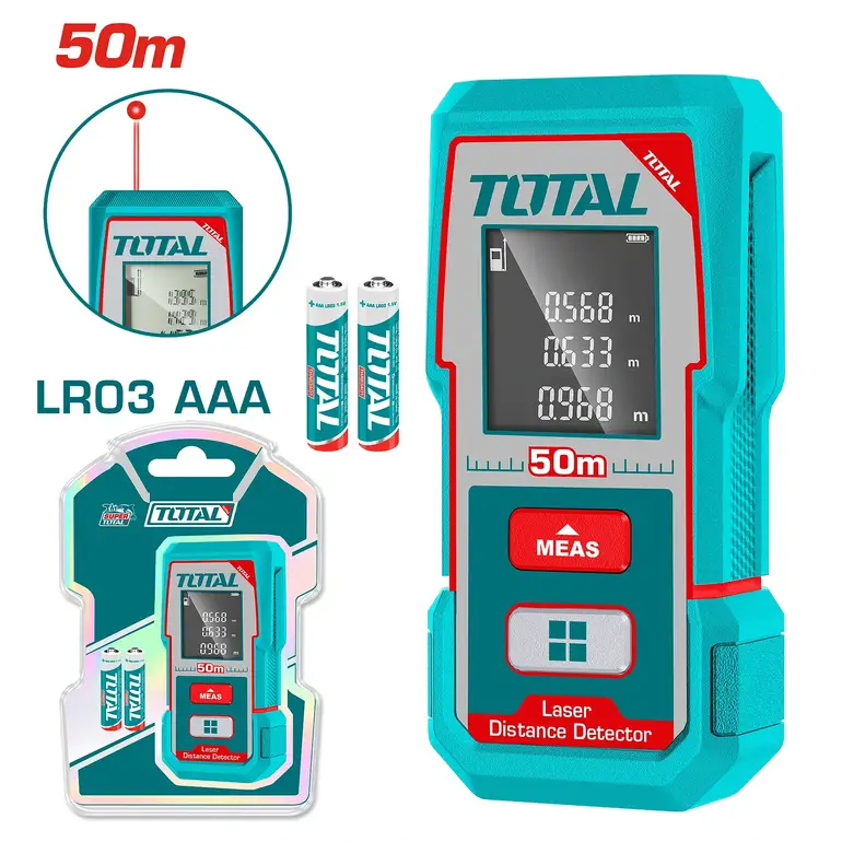 متر ليزر الكتروني 0.05-50m     TMT55016 توتال 