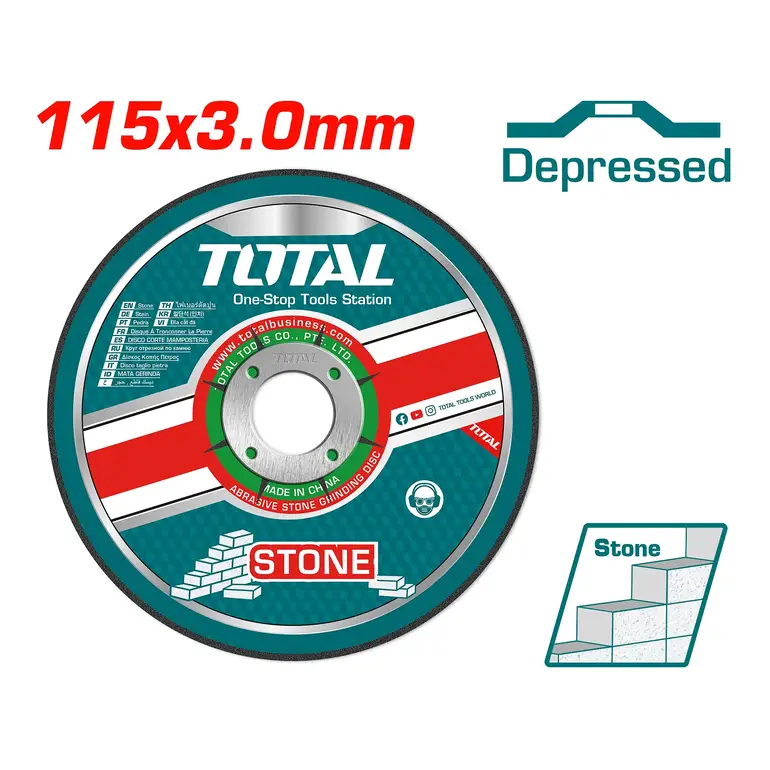 دسك قص حجر 4-1/2"  3.0mm   TAC2221151 توتال 