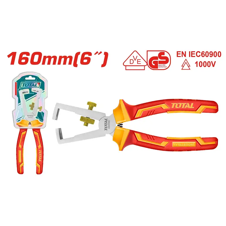قشارة اسلاك يد معزول 6"   راسية  THTIP2661 توتال 