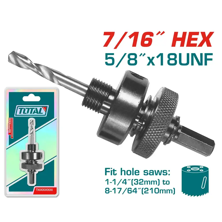مندريل 7/16"  HEX   TAC4202 توتال 