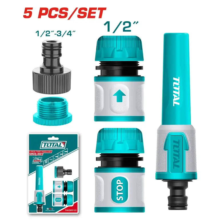 طقم توصيلة لي ماء   5PCS/SET    THHCS05122 توتال 