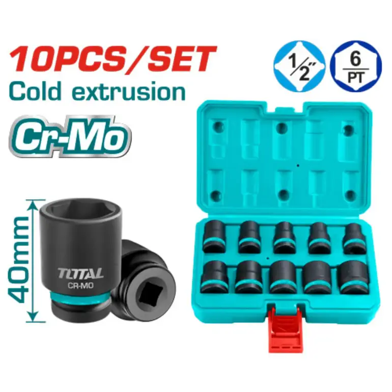 طقم حبوب قصير 1/2" 10PCS/SET    THISTD12101 توتال 