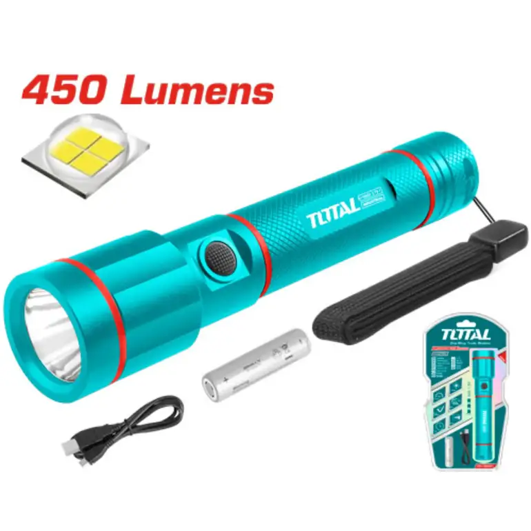 كشاف يد ليد بطارية 450 Lumens     TCFL1865051 توتال 