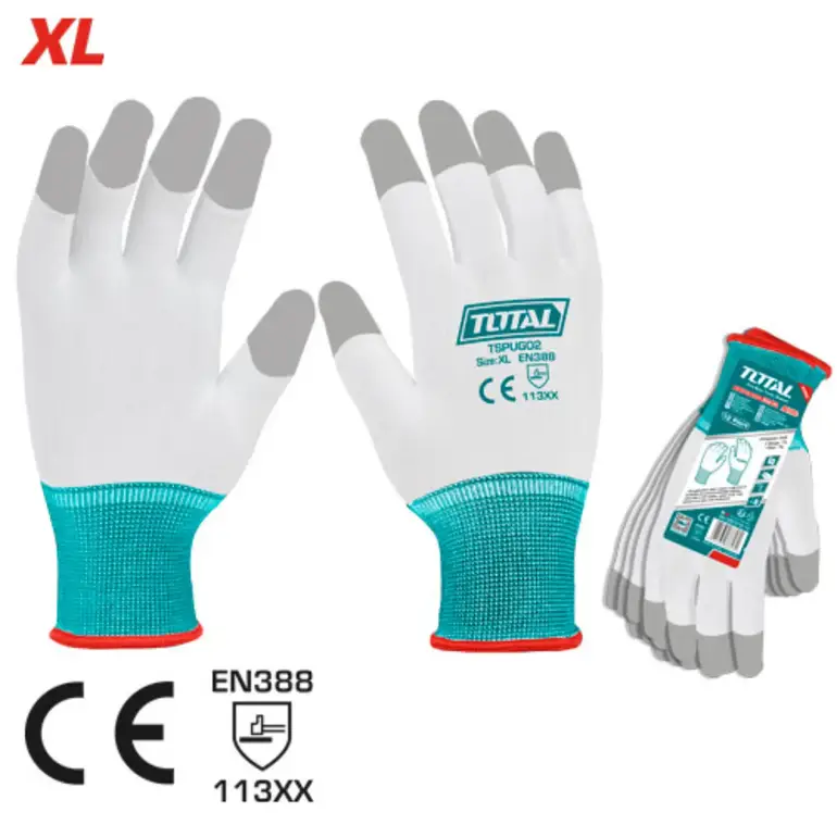 كفوف عمال قطن XL     TSPUG02 توتال 