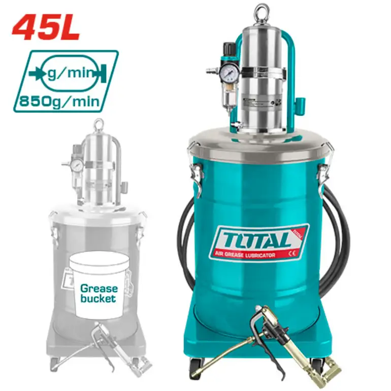 ماكينة تشحيم على الهواء 45L     THT118452 توتال 