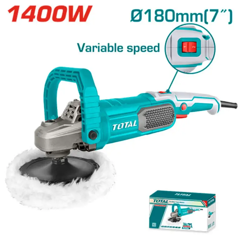 صاروخ تلميع 1400W 7" سرعات   TP11418018 توتال 