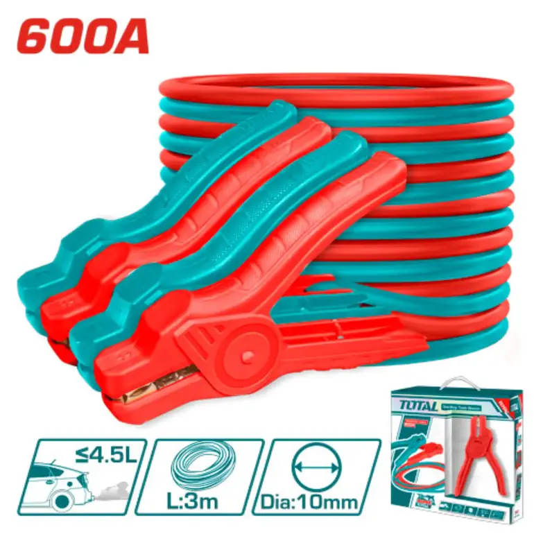 كبل اشتراك سيارة 600A 10mm-3M    PBCA16008 توتال 