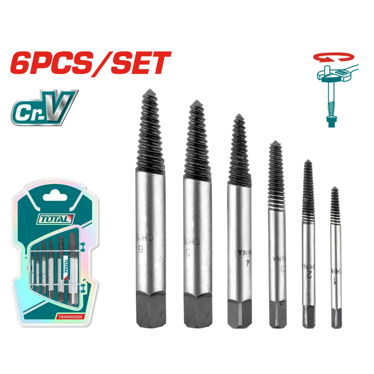 طقم ريش سن عكسي  5PCS/SET    TACSE0061 توتال 