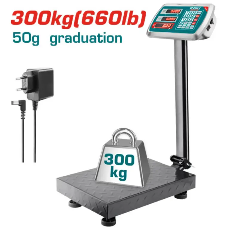 ميزان الكتروني 300Kg     TESA33001 توتال 