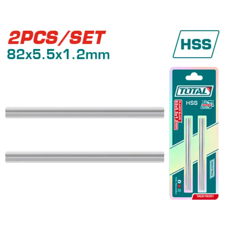 شفرات رابوب خشب 82X5.5X1.2mm 2PCS/SET    TAC618201 توتال 