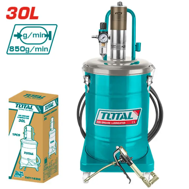 ماكينة تشحيم على الهواء 30L     THT118302 توتال 