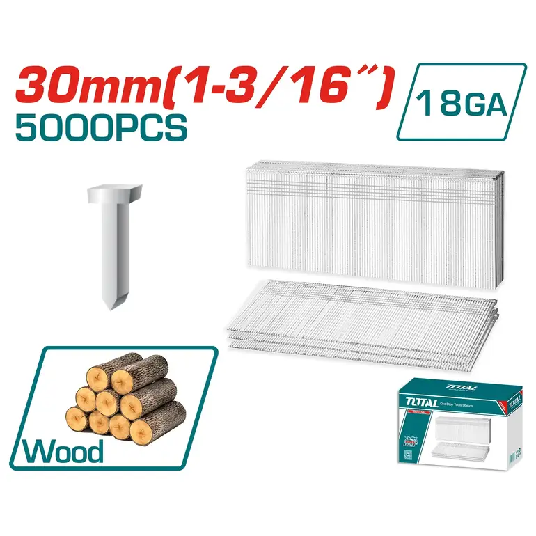 مسامير دباسة FA30 5000PCS خشب   TAC918301 توتال 