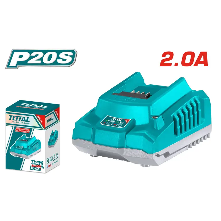قاعدة شحن بطارية 20V 2.0A    TFCLI2001-8 توتال 