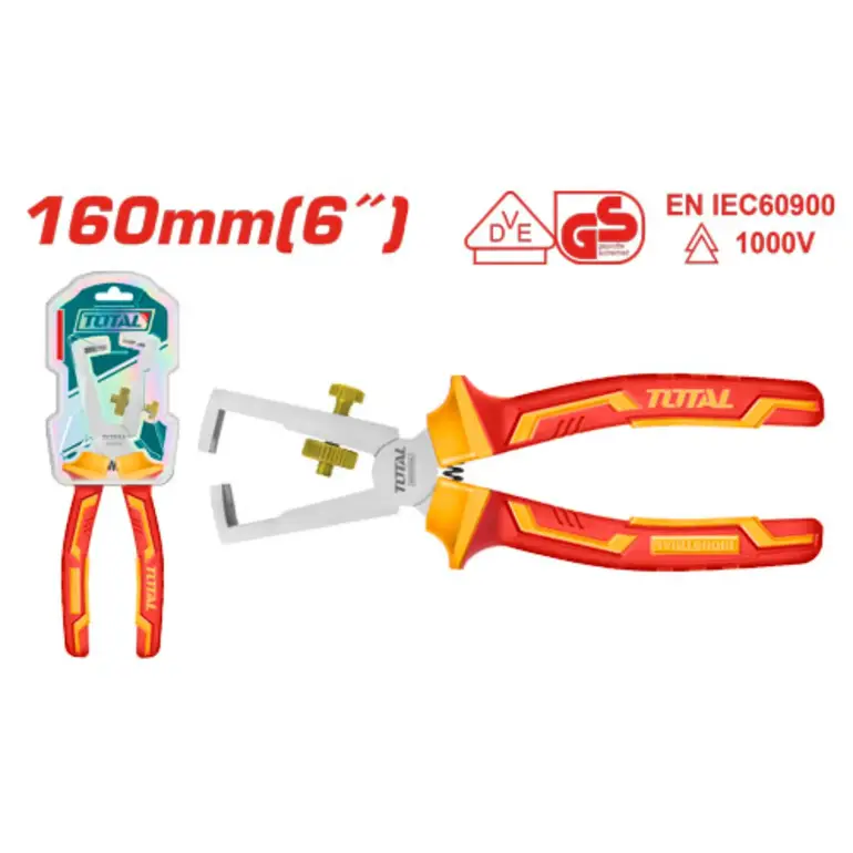 قشارة اسلاك يد معزول 6"   راسية  THTIP2661 توتال 
