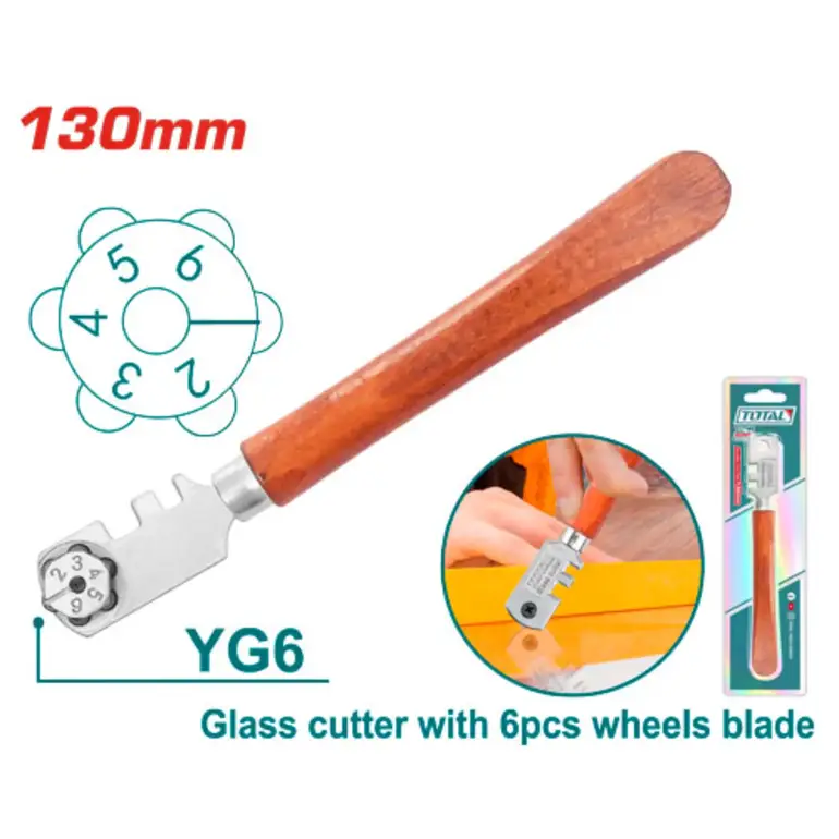 الماسة قص زجاج 134mm     THT561301 توتال 