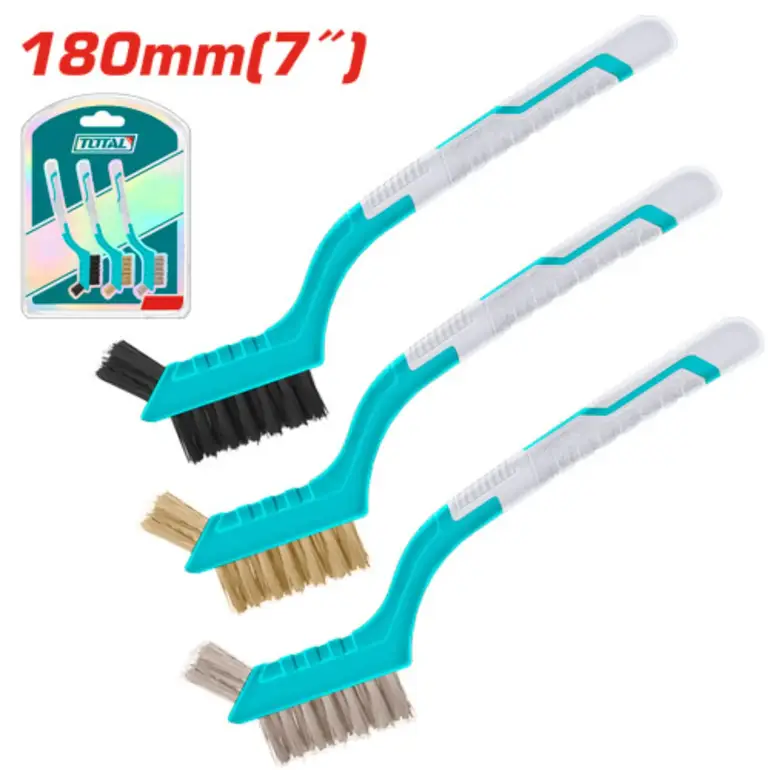 طقم فراشي سلك 7" 3PCS/SET    TAC38033 توتال 